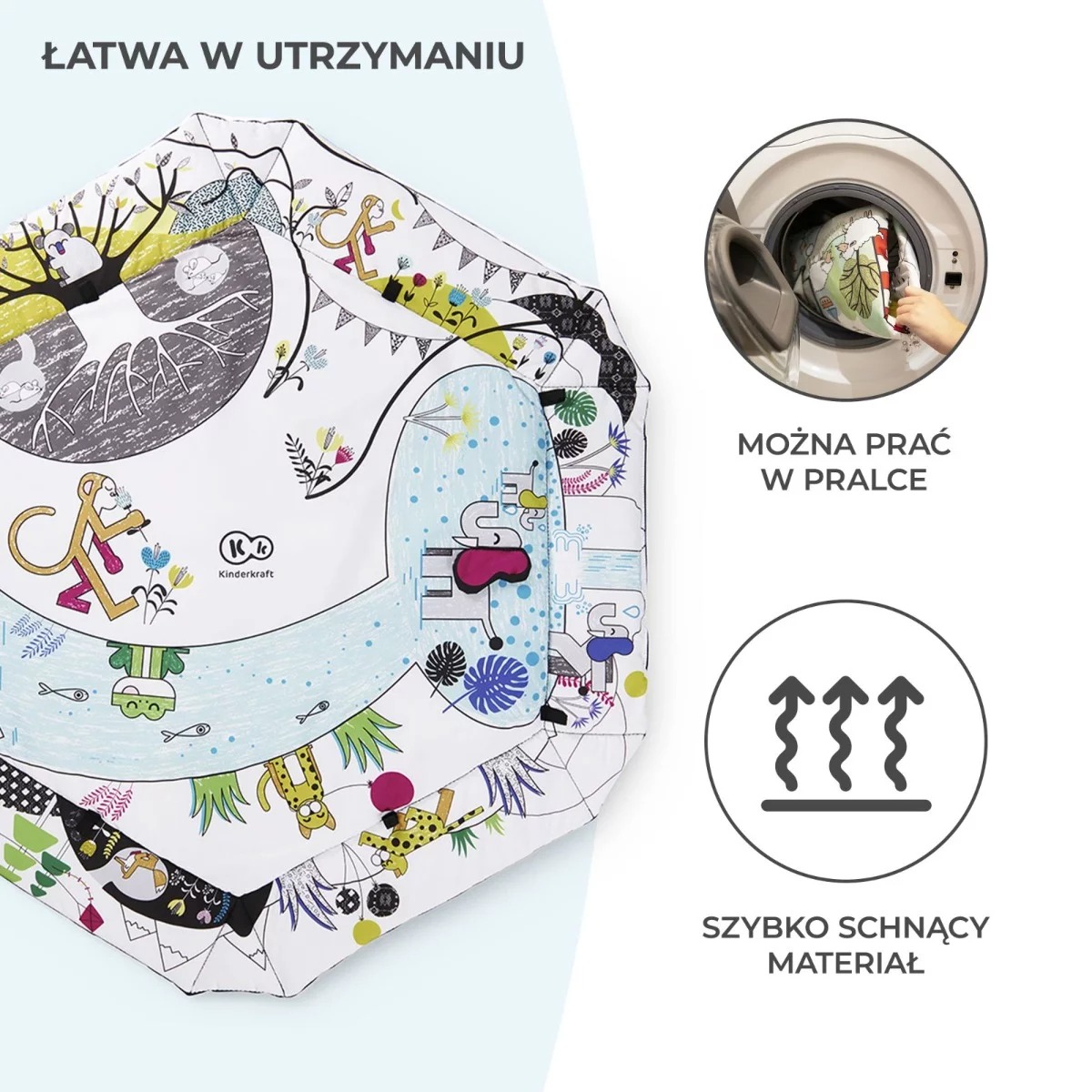 Развивающий коврик - сухой бассейн Kinderkraft SmartPlay