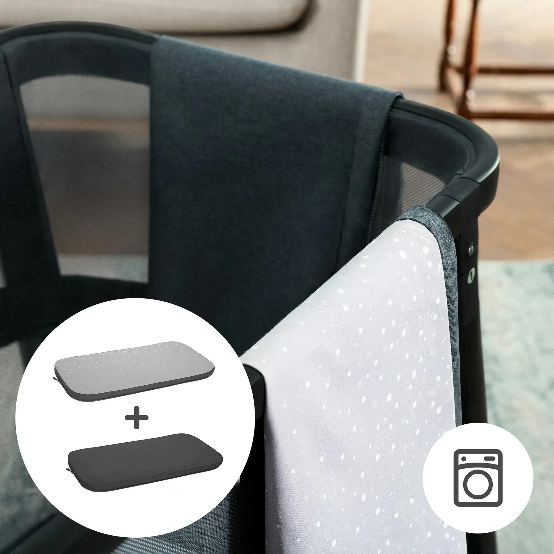 Манеж-кровать 4 в 1 Kinderkraft Sofi Plus