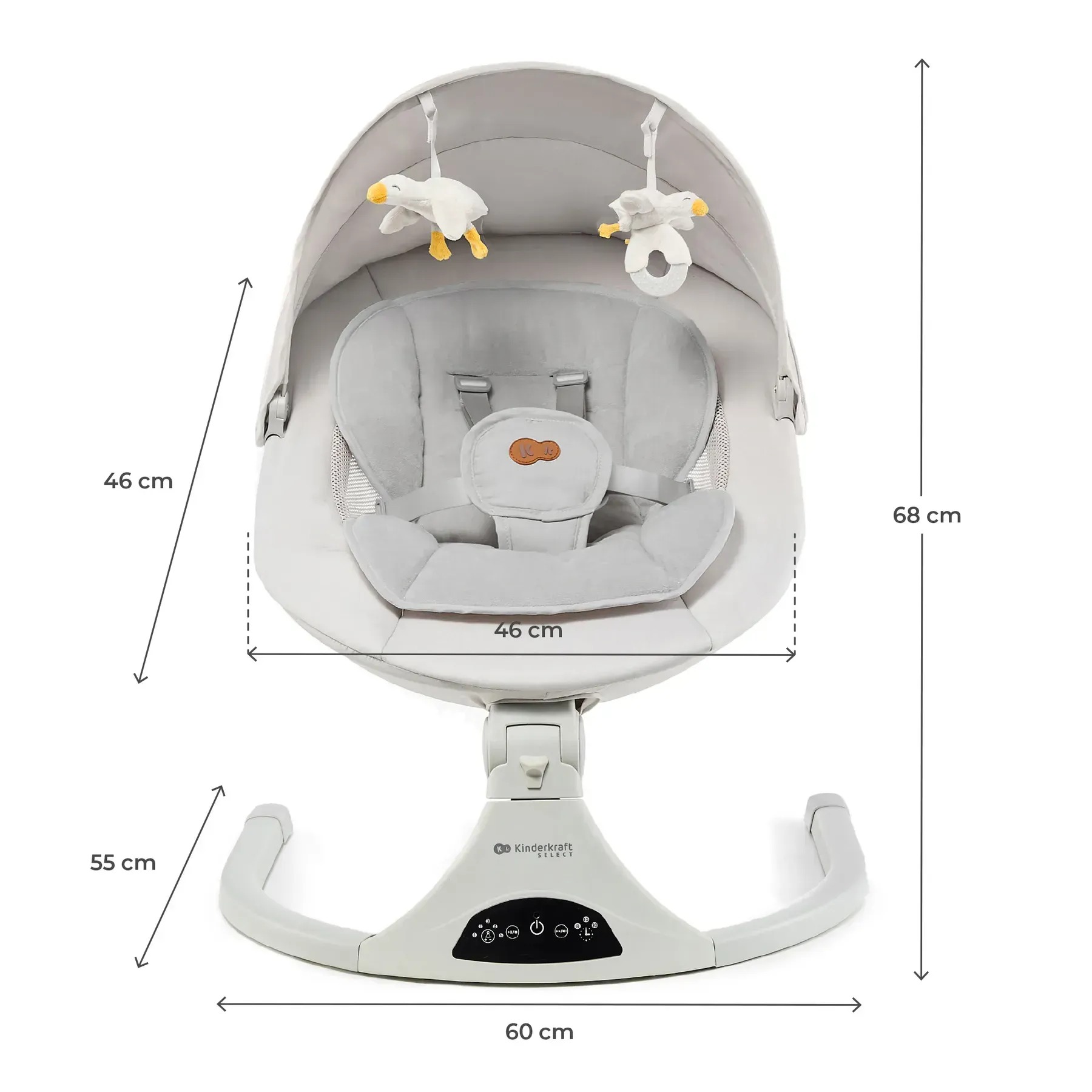 Шезлонг-качалка Kinderkraft Tulsy