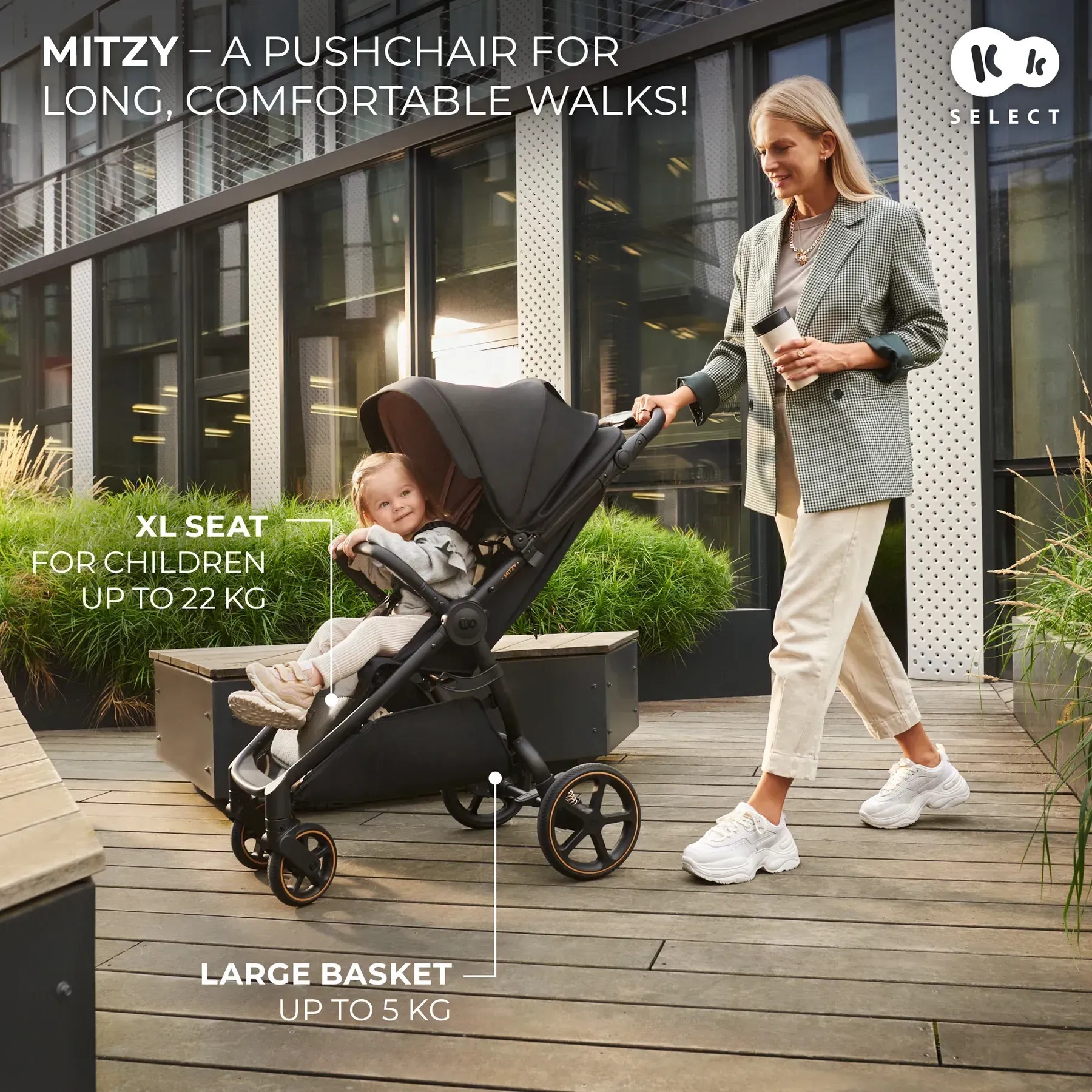 Прогулочная коляска Kinderkraft Mitzy
