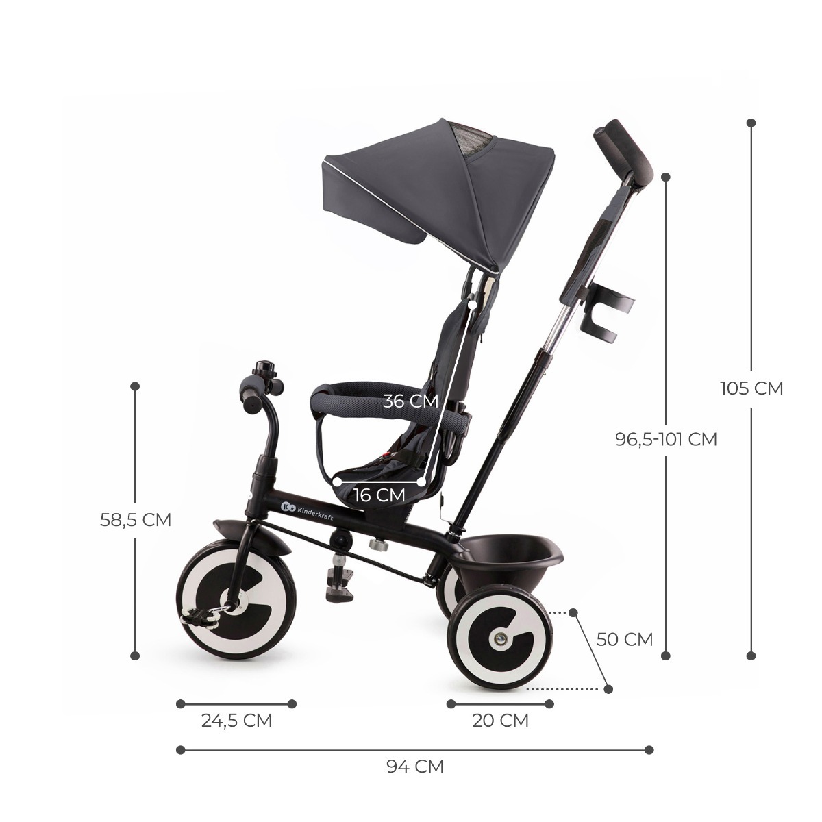 Детский 3-колесный велосипед Kinderkraft Aston