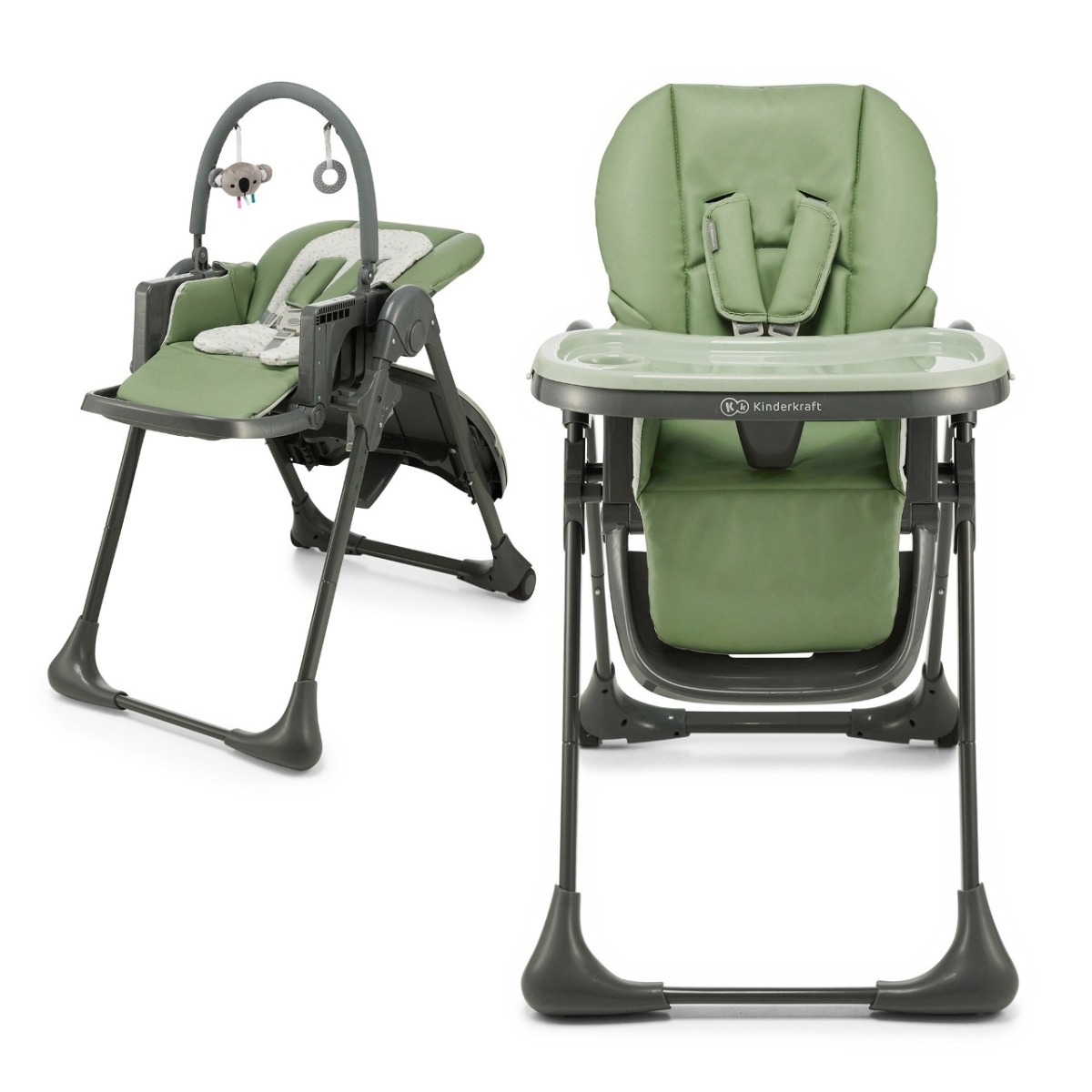 Стульчик для кормления 2 в 1 Kinderkraft Tummie