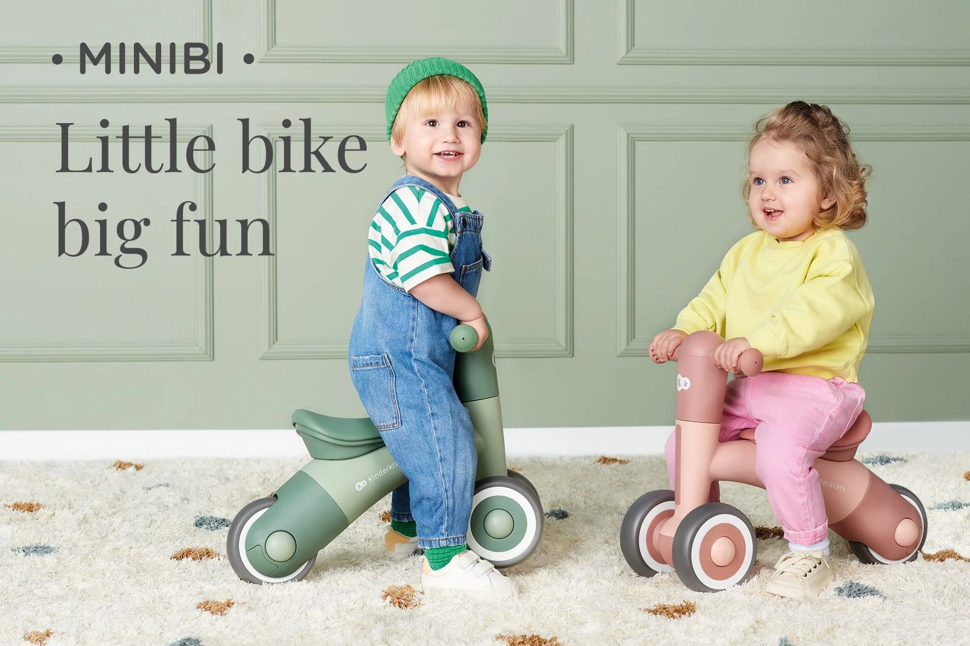 Детский 3-колесный беговел Kinderkraft Minibi