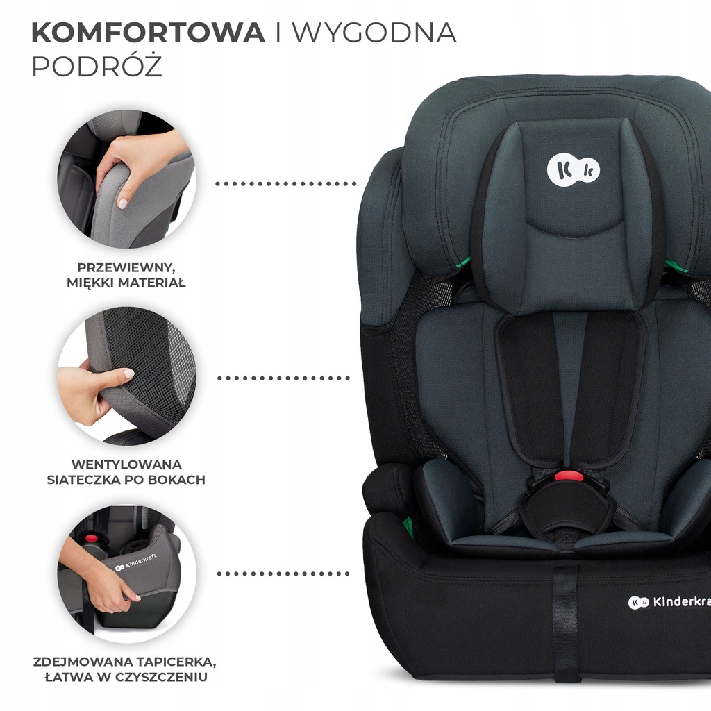 Автокресло Kinderkraft Comfort Up i-Size