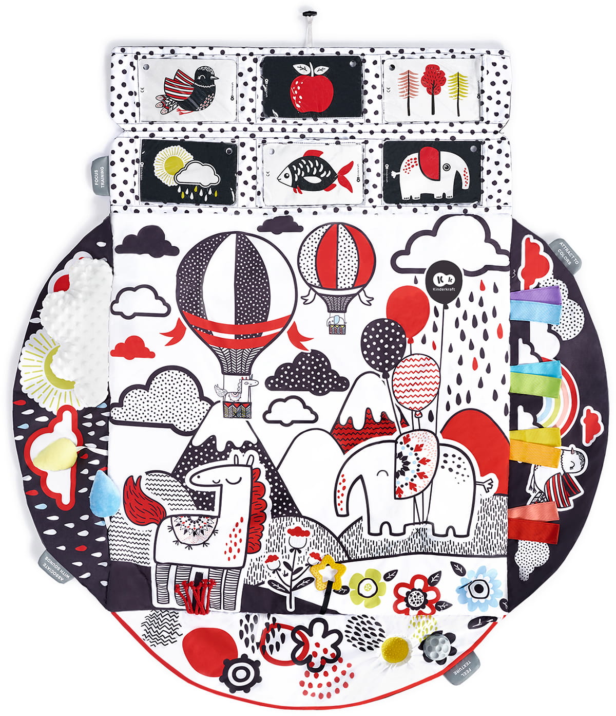 Развивающий сенсорный коврик Kinderkraft 4Smart