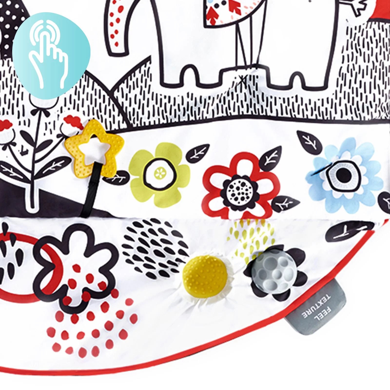 Развивающий сенсорный коврик Kinderkraft 4Smart