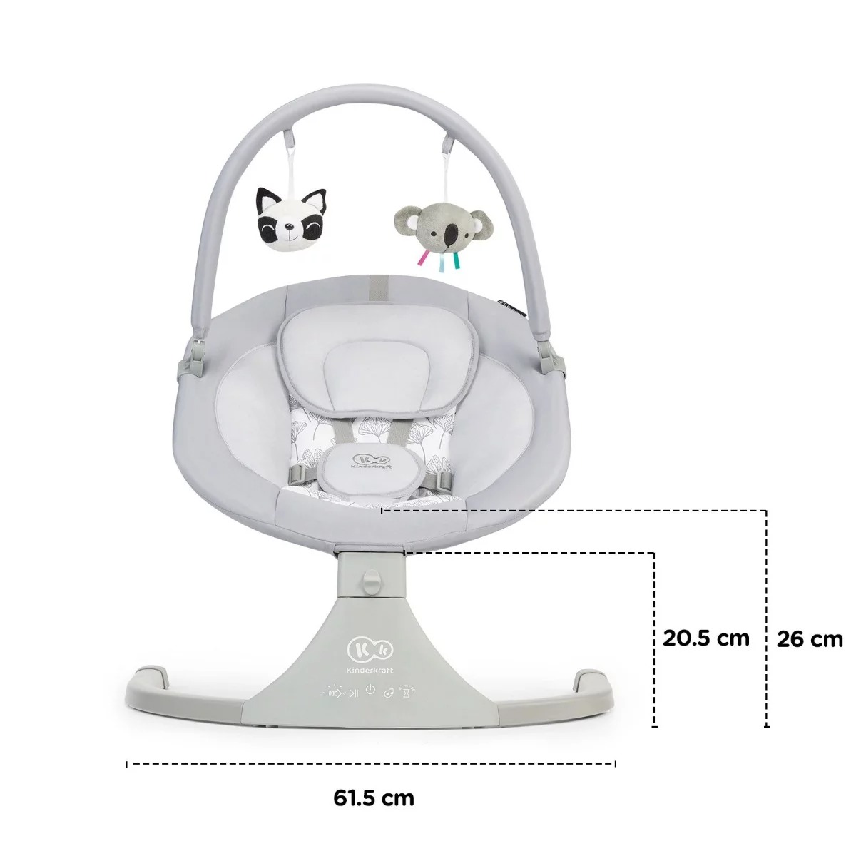 Электрическая кресло-качалка Kinderkraft Luli