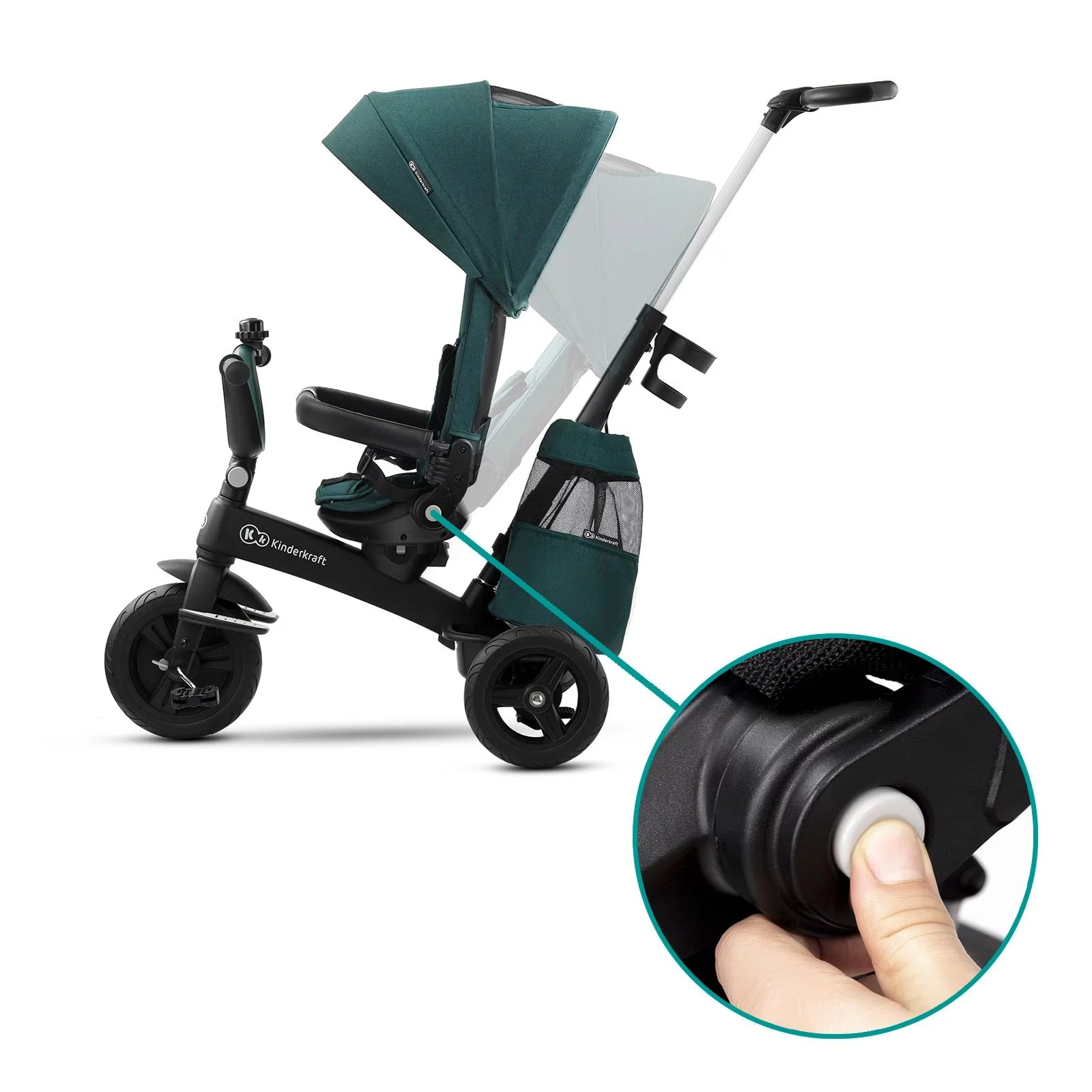 Детский 3-колесный велосипед 5 в 1 Kinderkraft EasyTwist