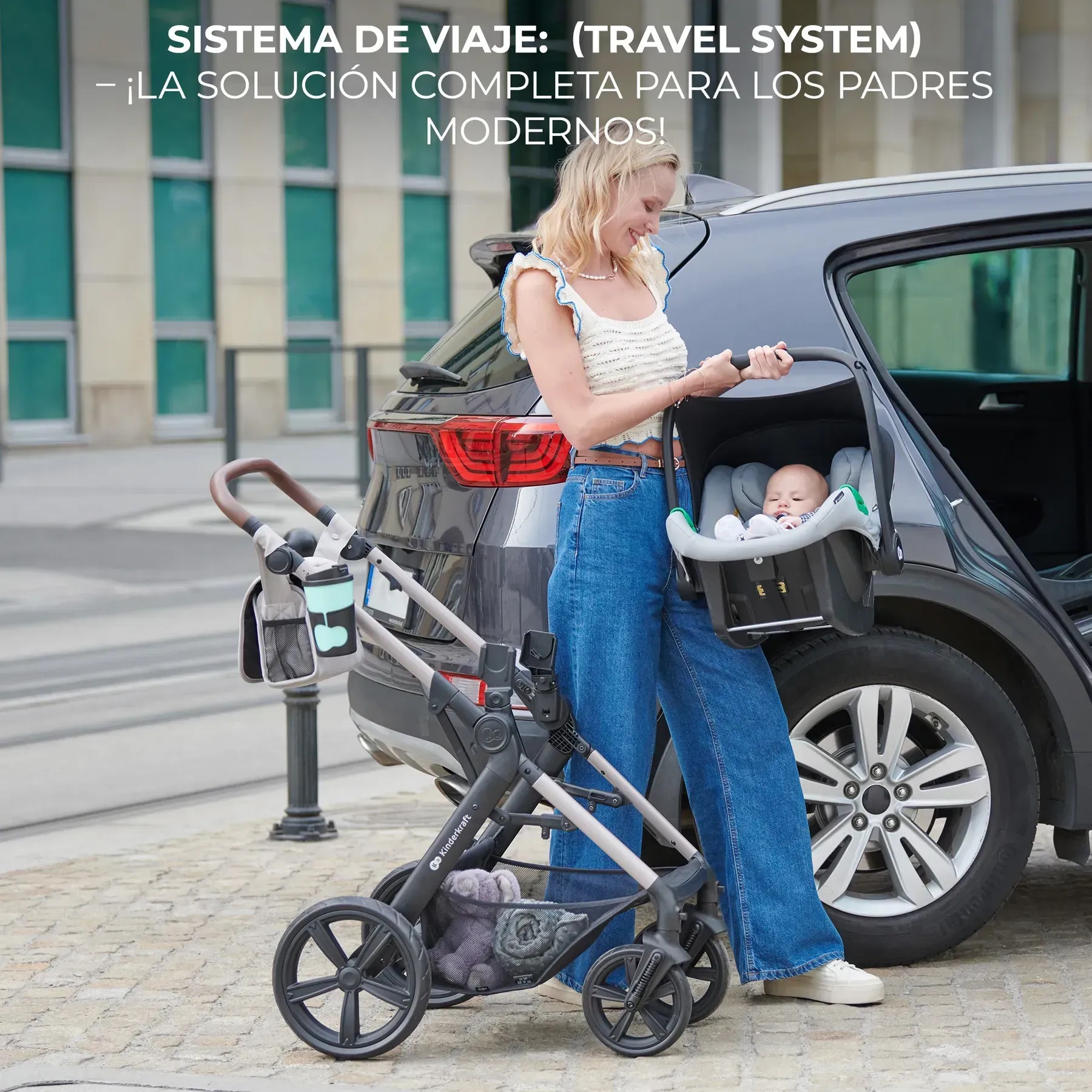 Универсальная коляска 3 в 1 Kinderkraft Moov 2 Air