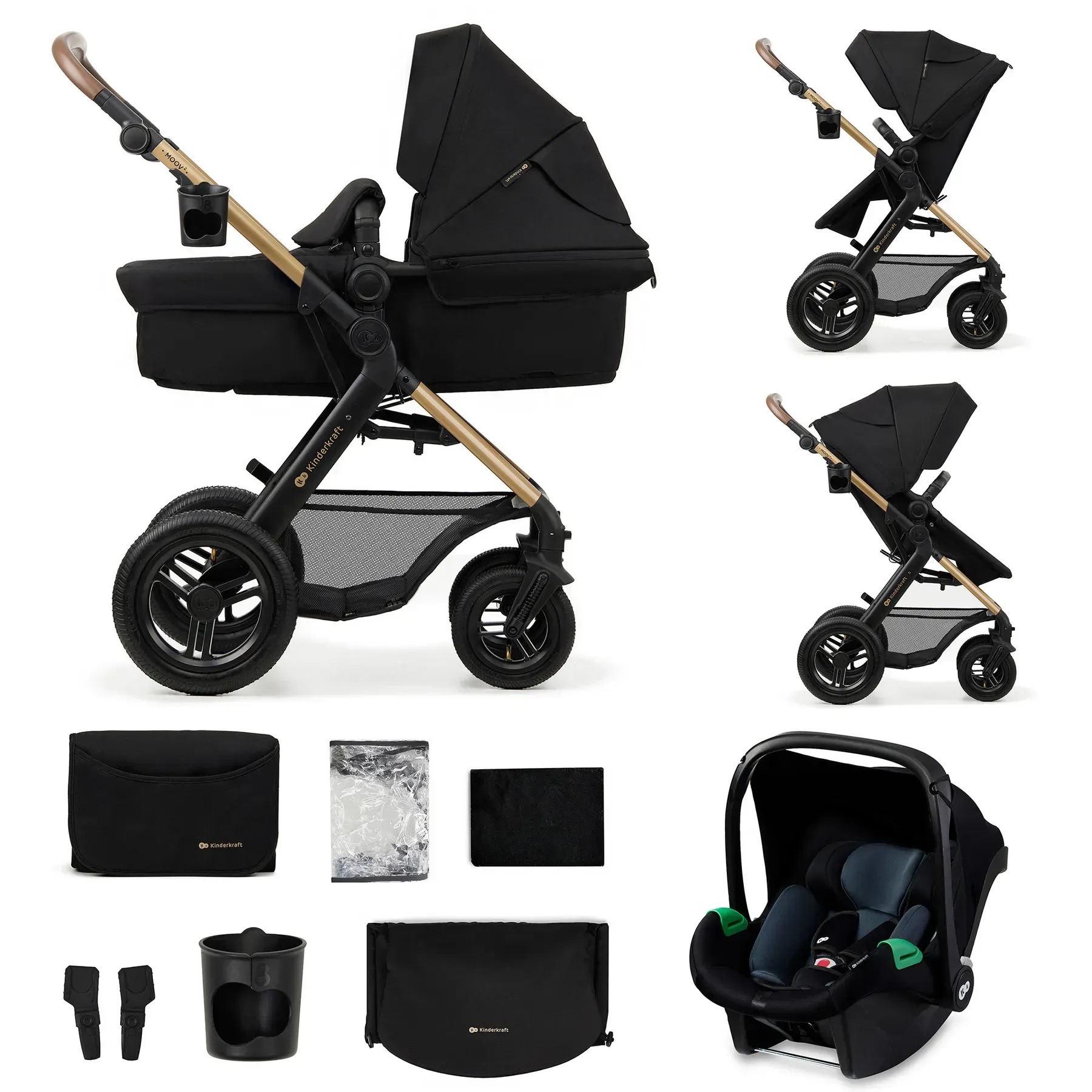 Универсальная коляска 3 в 1 Kinderkraft Moov 2 Air