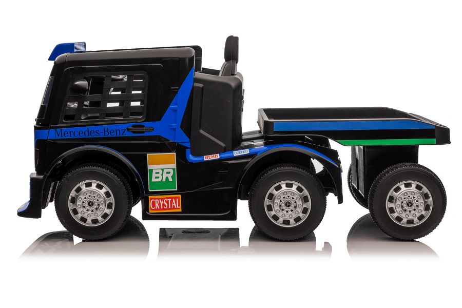 Электромобиль LeanToys Грузовик Mercedes XMX622B с прицепом LCD 2х12 В