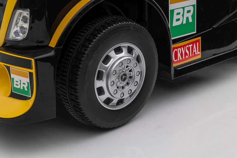 Электромобиль LeanToys Грузовик Mercedes XMX622B с прицепом LCD 2х12 В