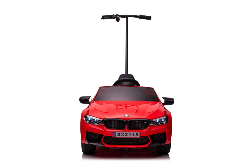 Электромобиль LEANToys BMW M5 Z с подставкой для родителей лакированный 12 В