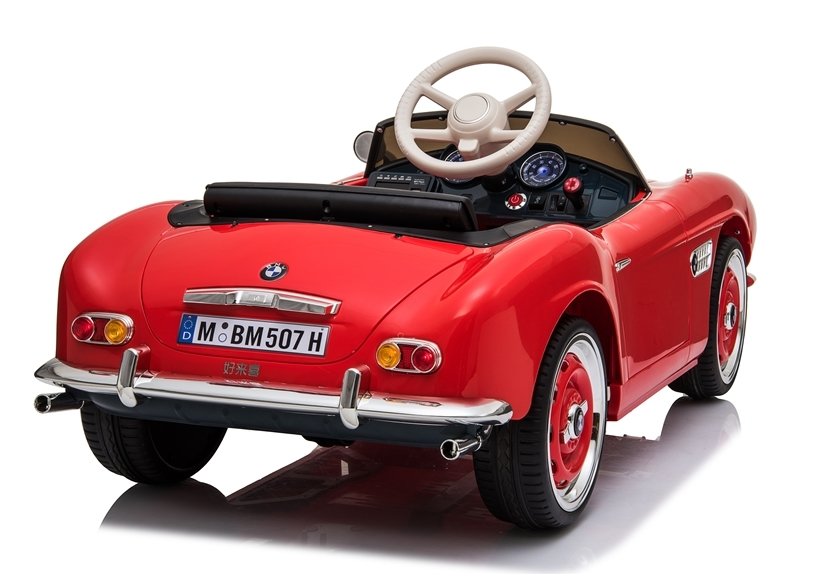 Электромобиль LeanToys BMW Retro лакированный 12 В