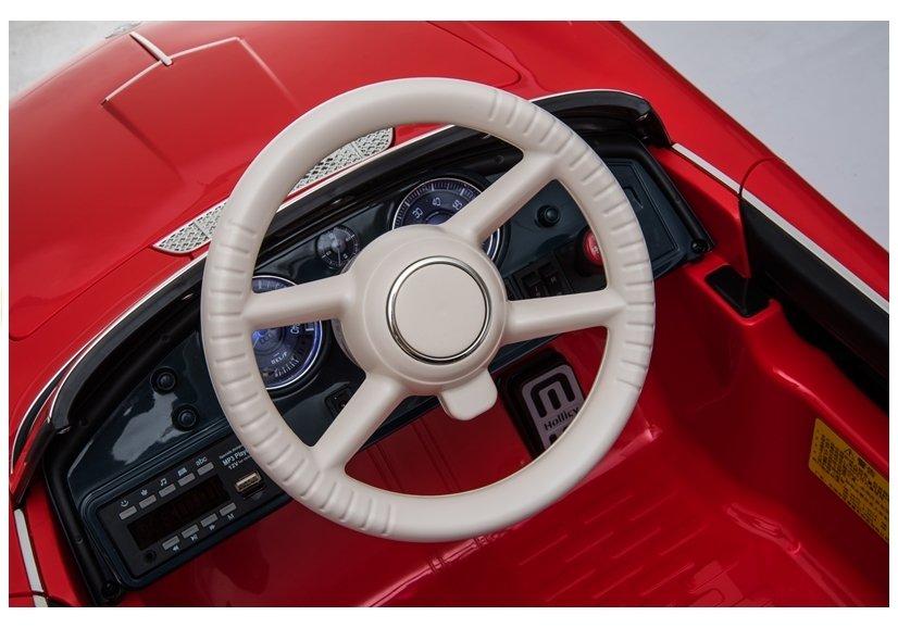 Электромобиль LeanToys BMW Retro лакированный 12 В