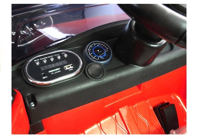 Детский электромобиль LeanToys HL1638 Range Rover 2х6 В (возможность выбора источника звука, сиденье экокожа)