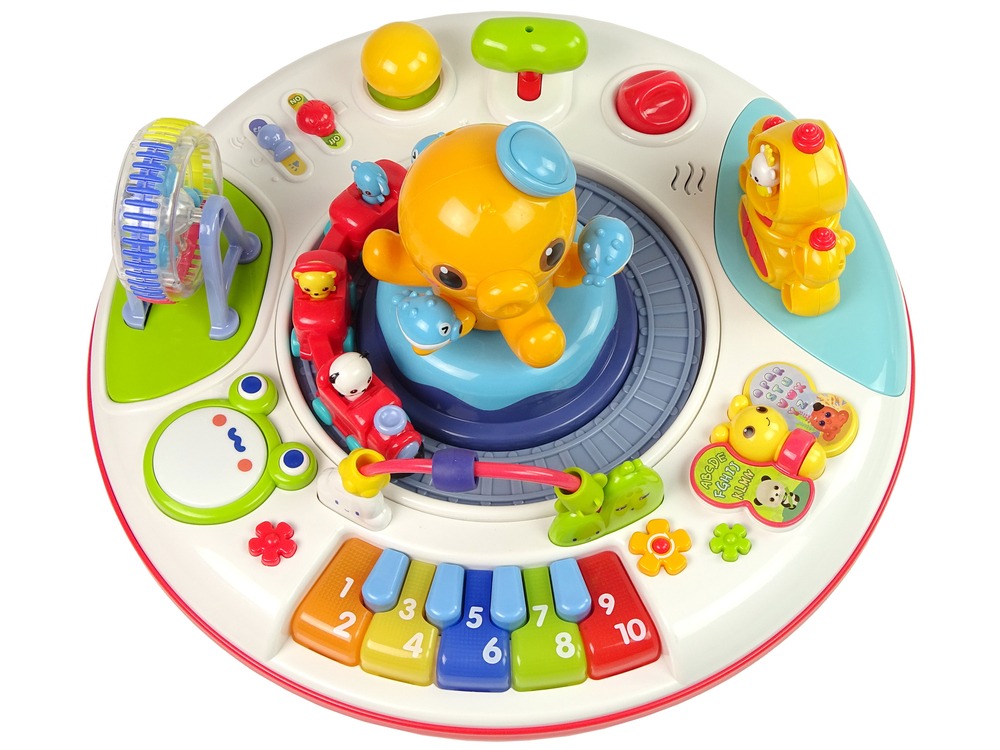 Интерактивный игровой стол-пианино LeanToys Осьминог, 3232 (5904665994696)