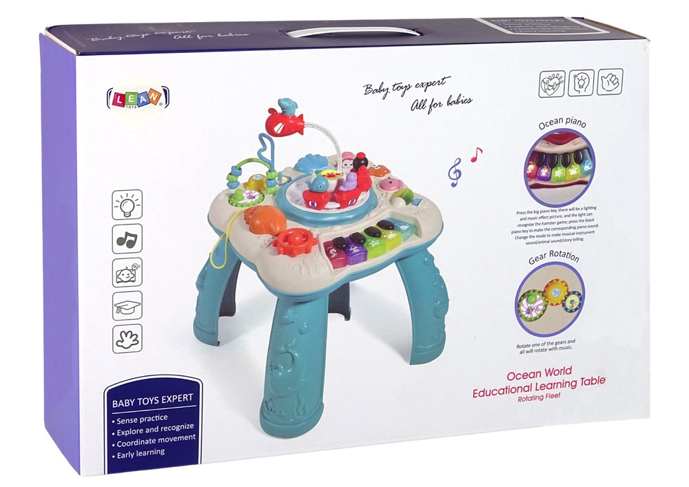 Интерактивный игровой стол LeanToys Sea World