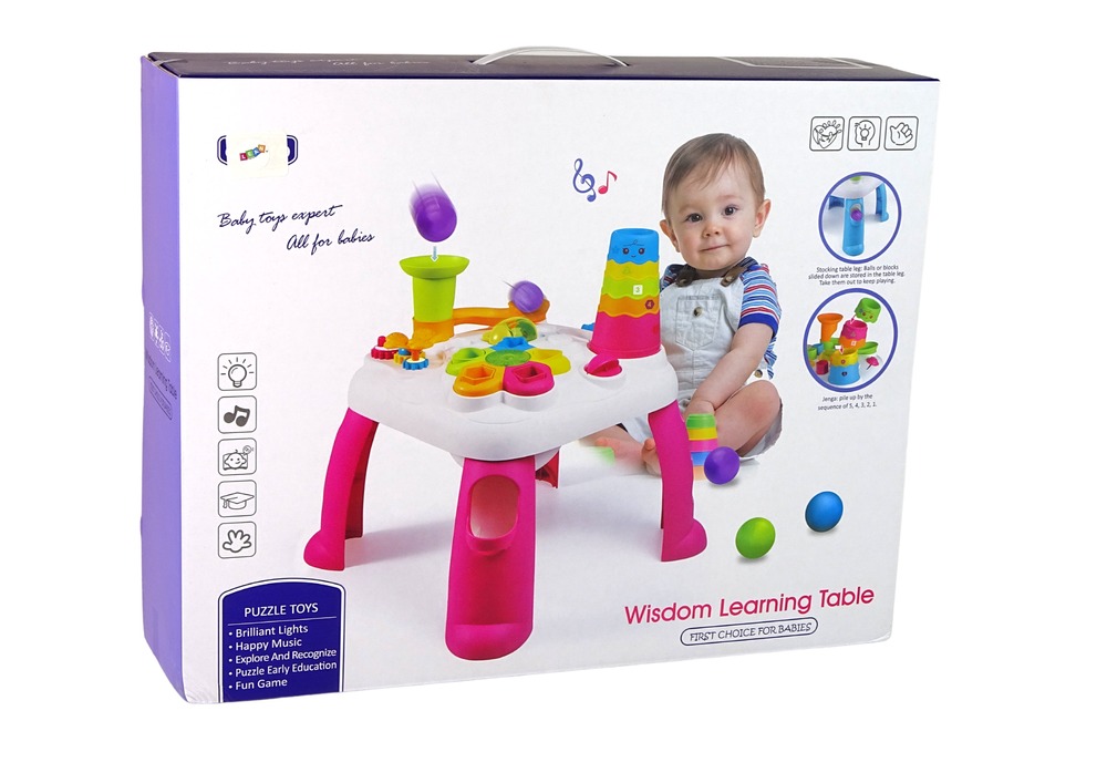 Интерактивный игровой стол-сортер LeanToys Ball Slide