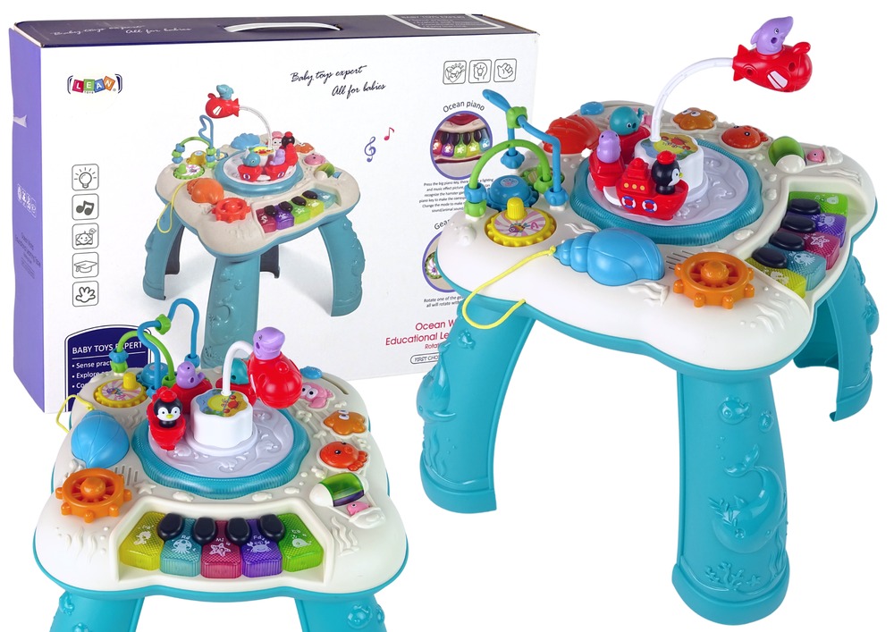 Интерактивный игровой стол LeanToys Sea World