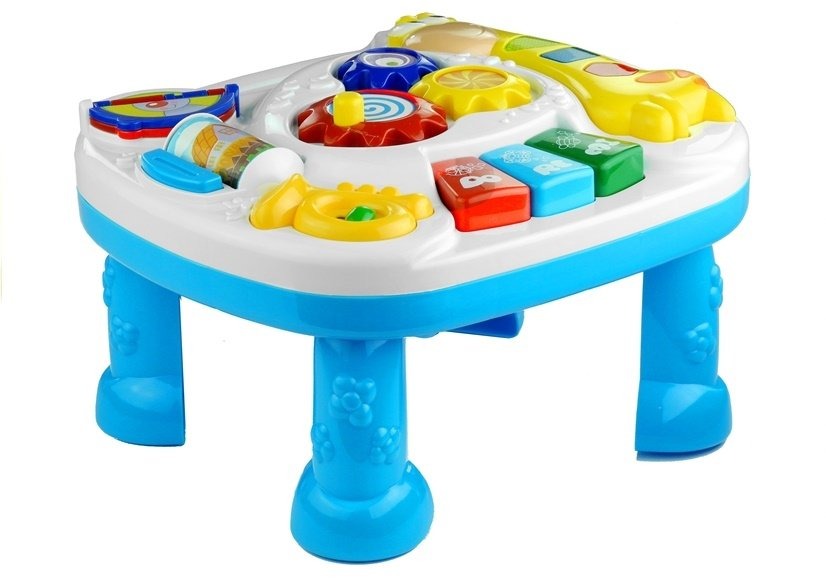 Интерактивный игровой стол-пианино LeanToys Жираф, 771 (5904665996195)