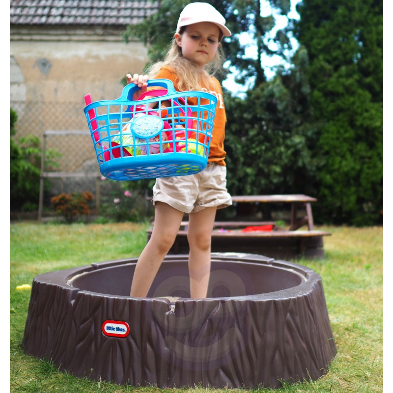 Песочница с крышкой Little Tikes Ствол дерева, 644658