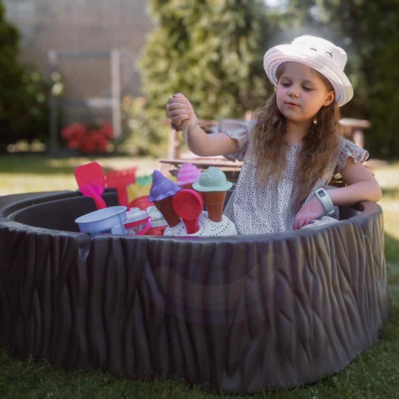 Песочница с крышкой Little Tikes Ствол дерева, 644658