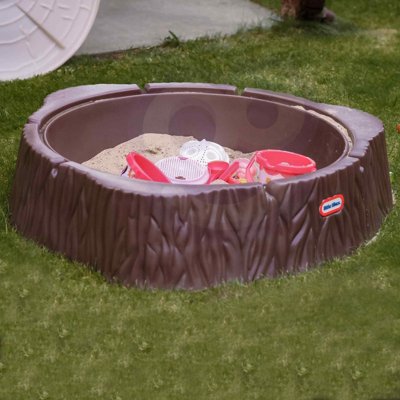 Песочница с крышкой Little Tikes Ствол дерева, 644658