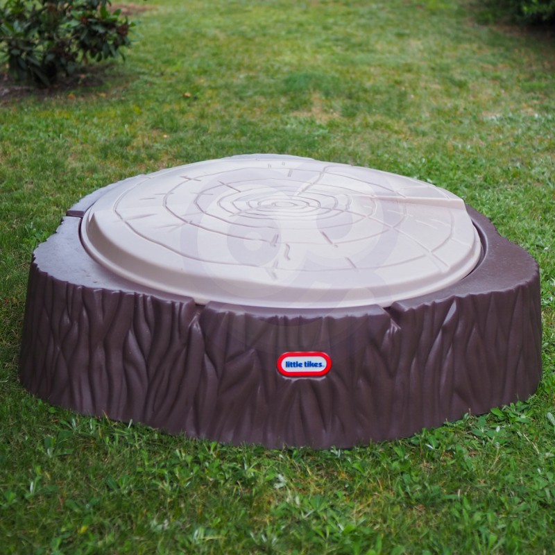Песочница с крышкой Little Tikes Ствол дерева, 644658