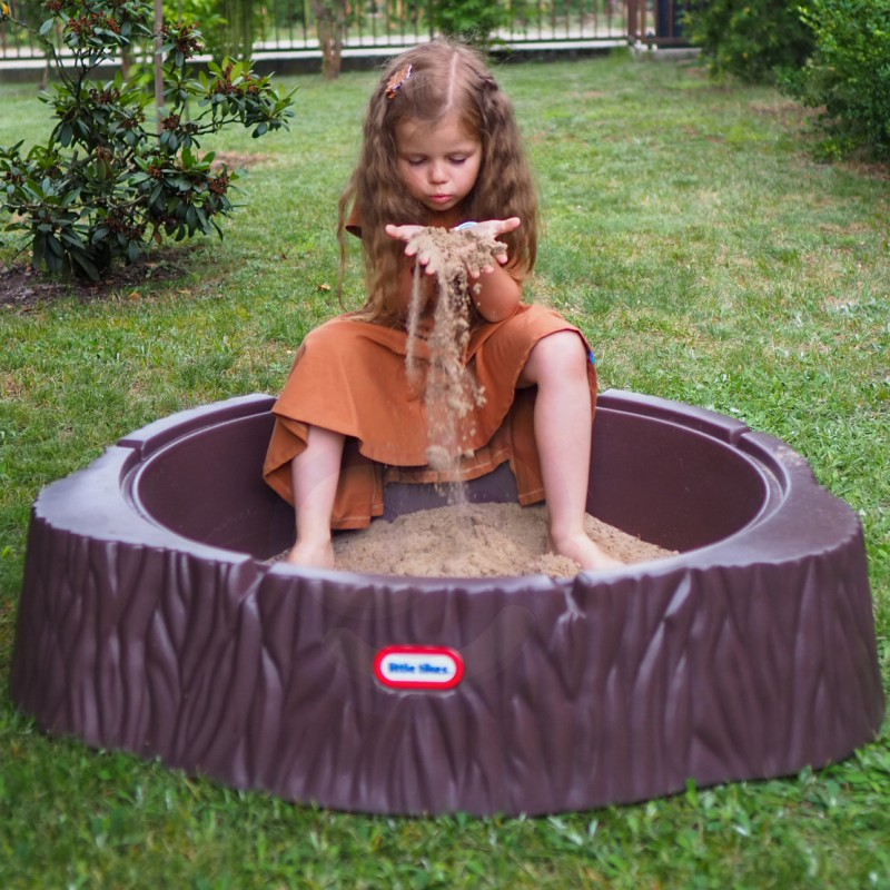 Песочница с крышкой Little Tikes Ствол дерева, 644658