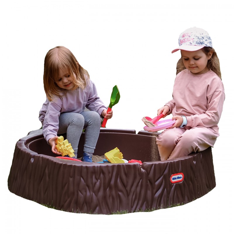 Песочница с крышкой Little Tikes Ствол дерева, 644658