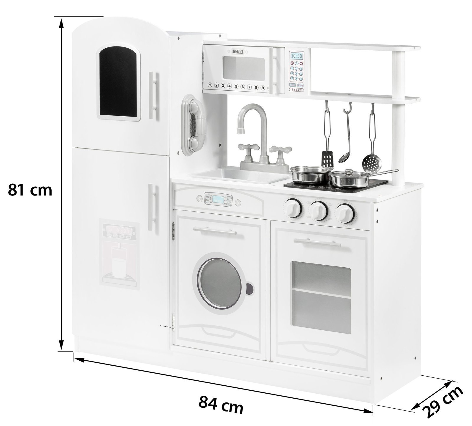 Детская деревянная кухня Mamabrum XXL с аксессуарами PLK536 N
