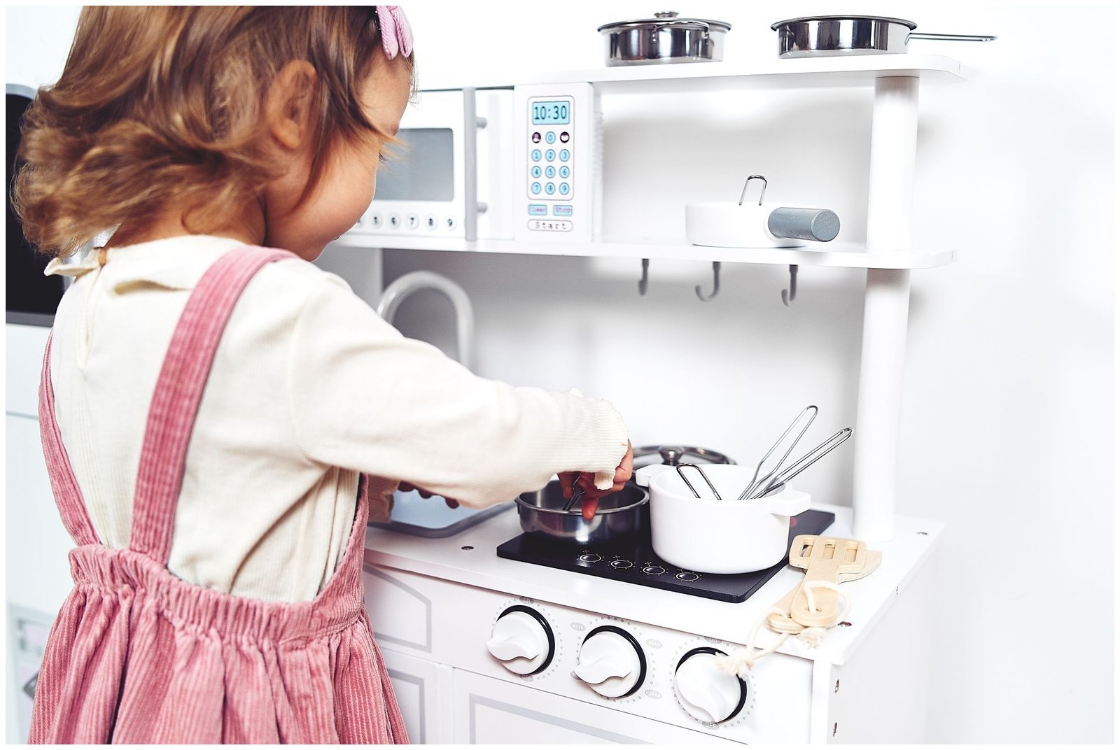 Детская деревянная кухня Mamabrum XXL с аксессуарами PLK536 N