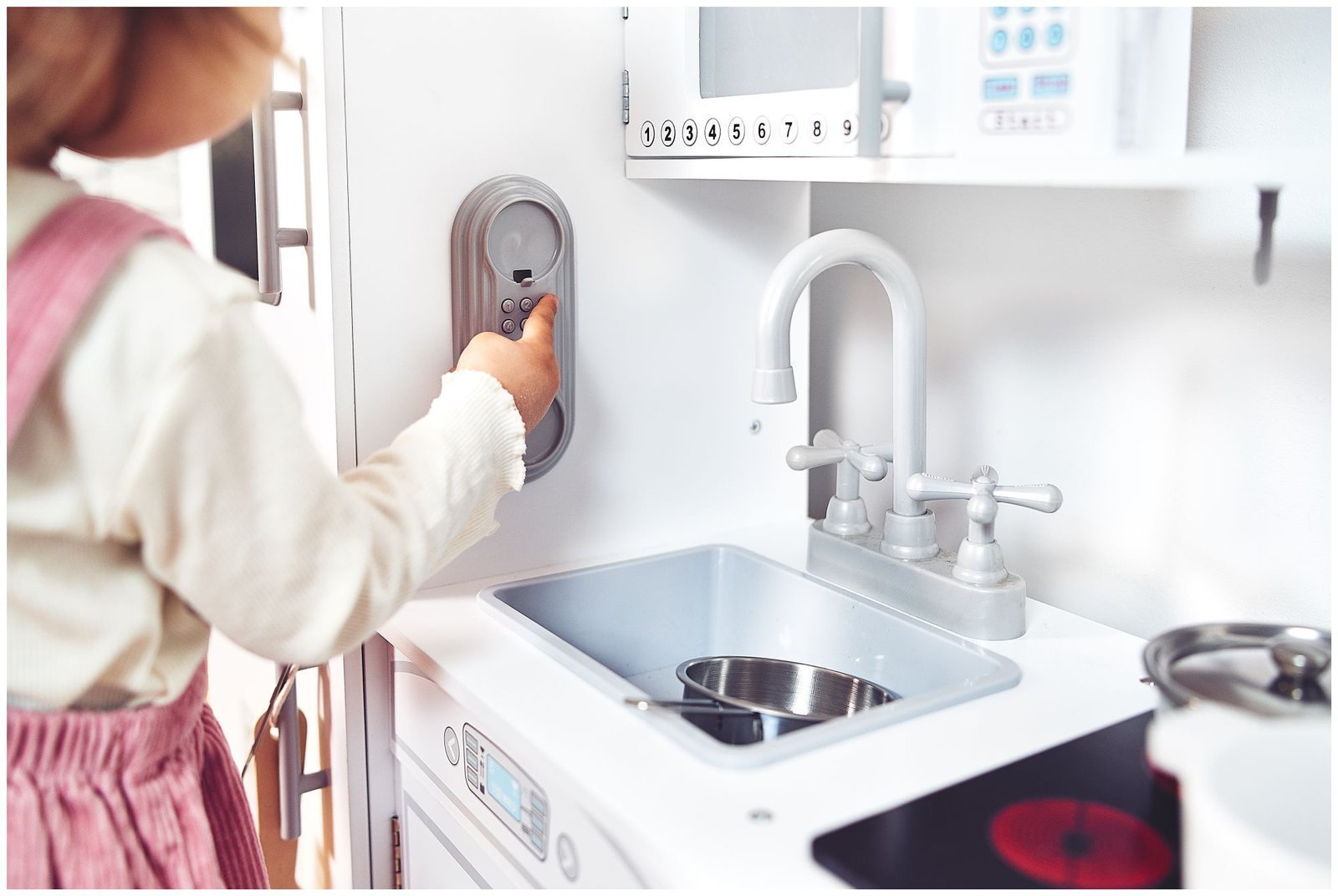 Детская деревянная кухня Mamabrum XXL с аксессуарами PLK536 N