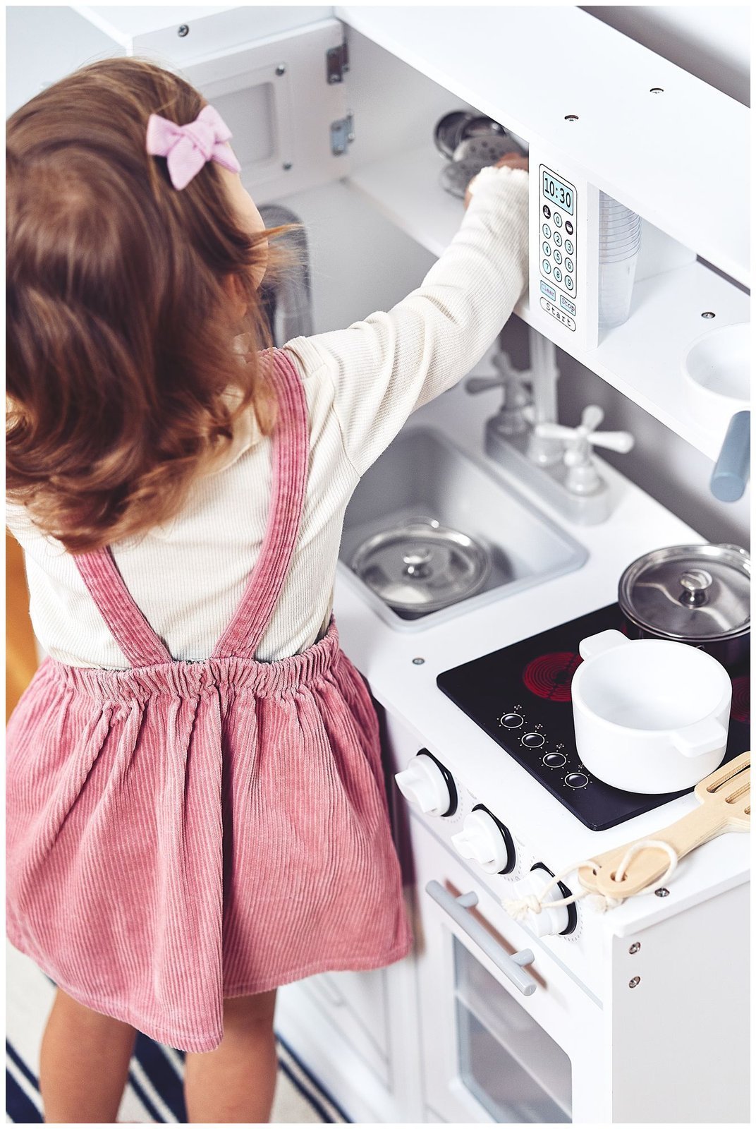 Детская деревянная кухня Mamabrum XXL с аксессуарами PLK536 N