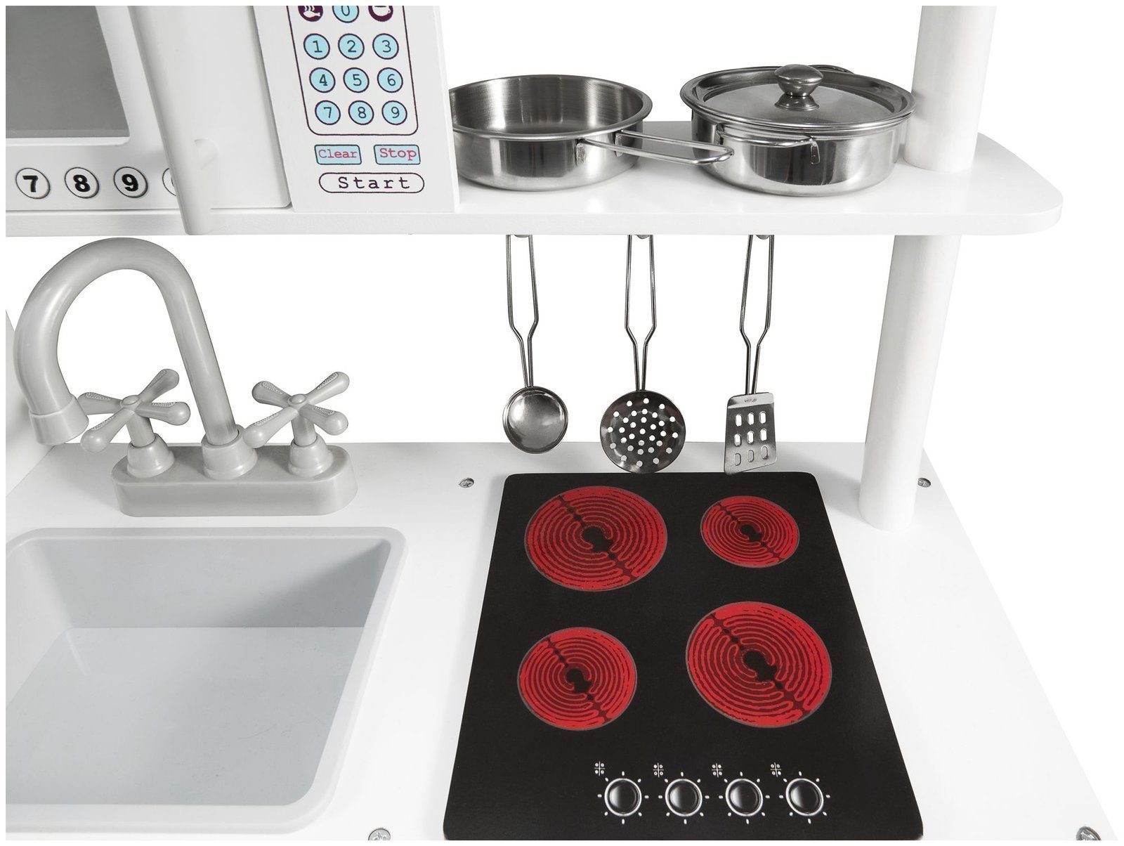 Детская деревянная кухня Mamabrum XXL с аксессуарами PLK536 N