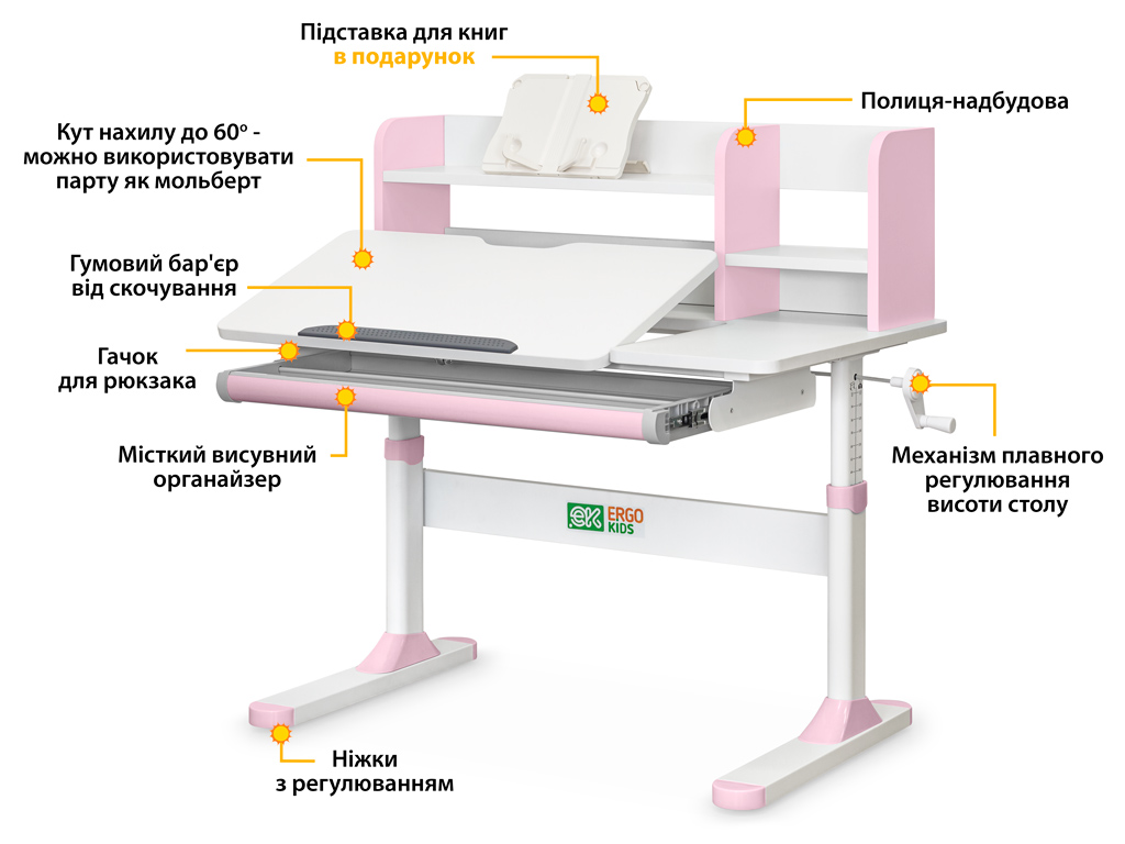 Детский стол Ergokids TH-330