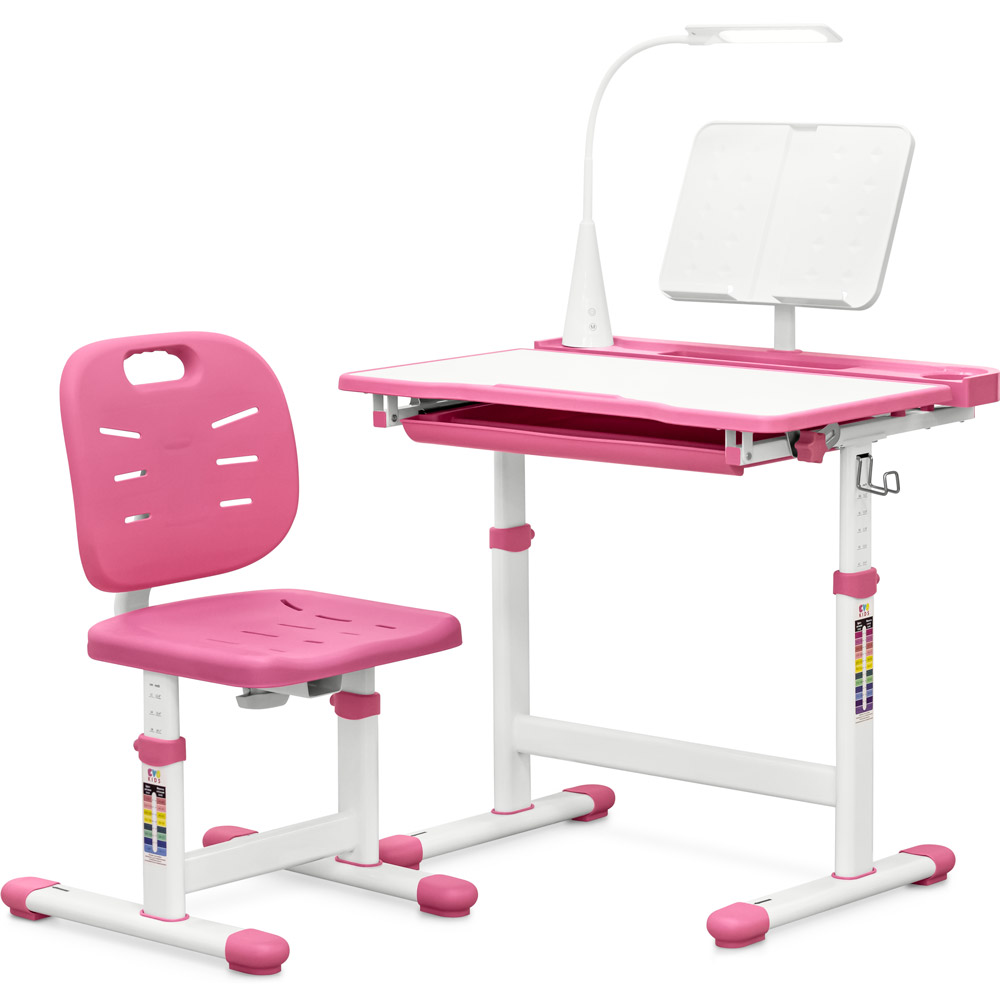 Комплект парта и стул Evo-kids (стол+стул+полка+лампа), Evo-17 Ergo