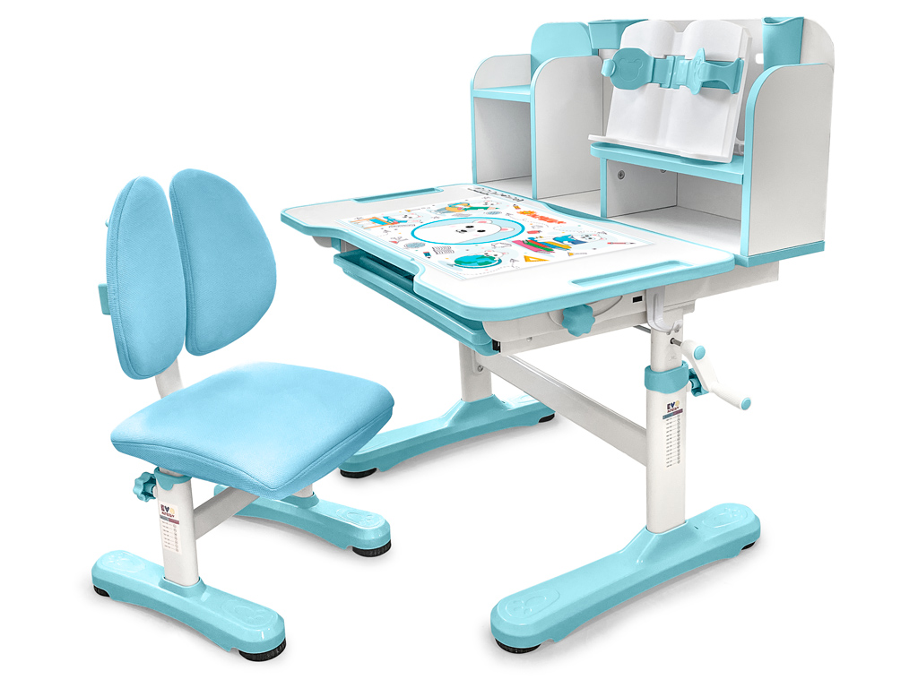 Комплект Evo-Kids  (стол + стульчик + полка) BD-28 Panda