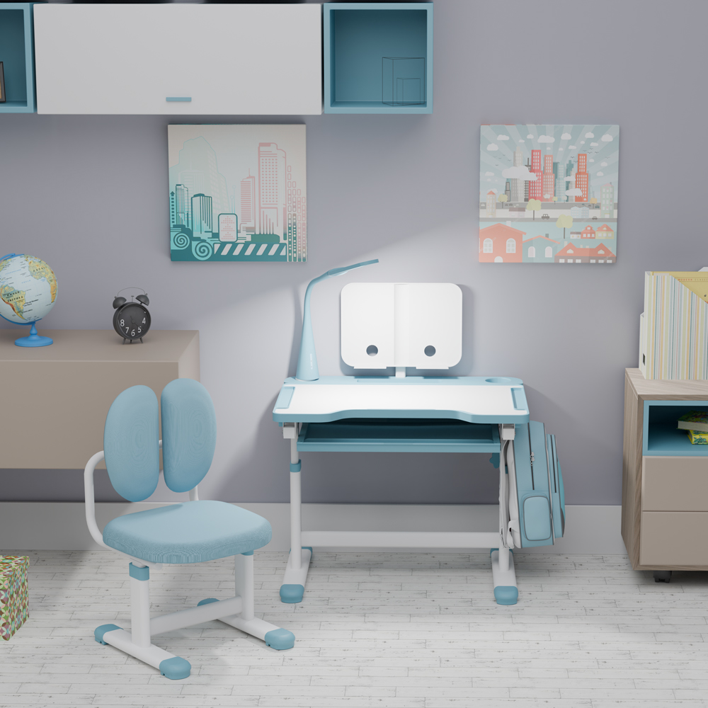 Комплект Evo-Kids BD-20 (стол+стул+полка+лампа)