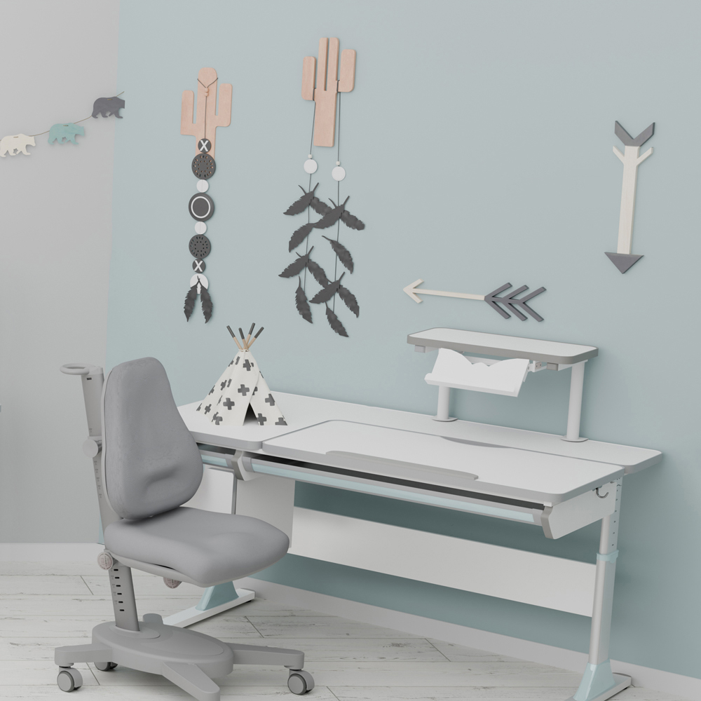 Детский стол Mealux Hamilton Multicolor с полкой S-50 BD-680+S50