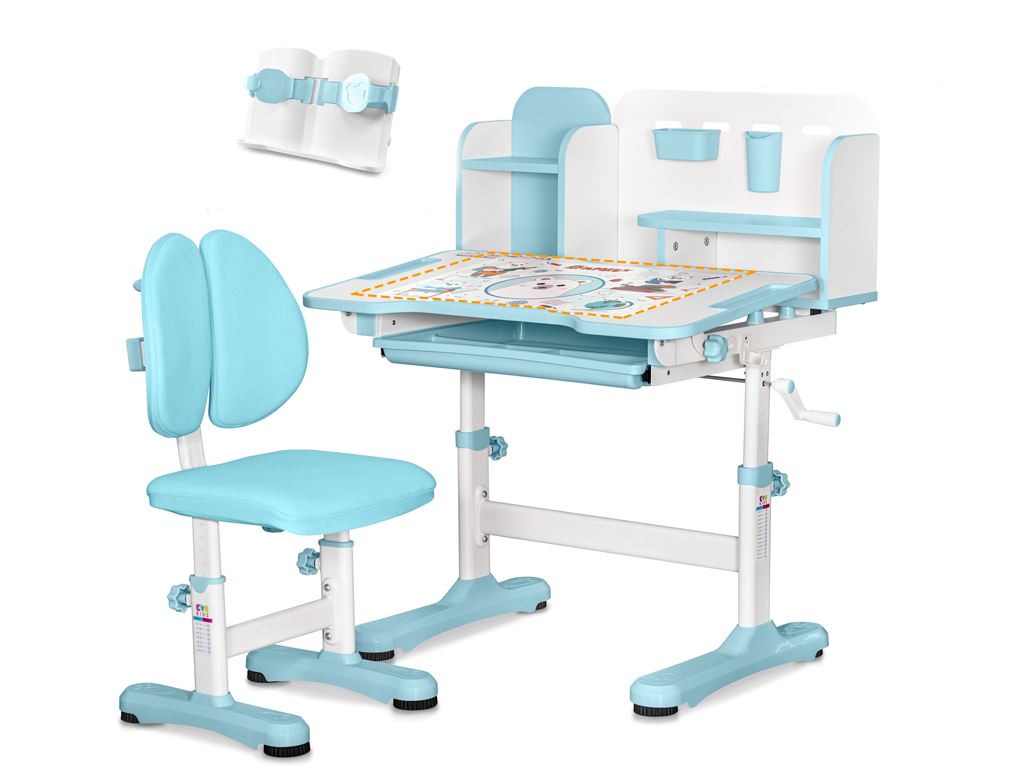 Комплект Evo-Kids  (стол + стульчик + полка) BD-28 Panda
