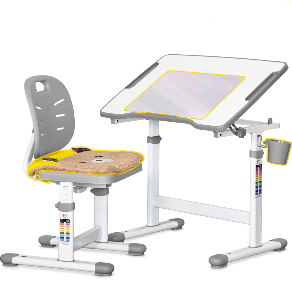 Комплект парта и стул Evo-kids (стол+стул), Evo-07 Ergo