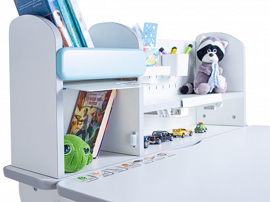 Детский стол Mealux Edmonton Multicolor с полкой BD-610