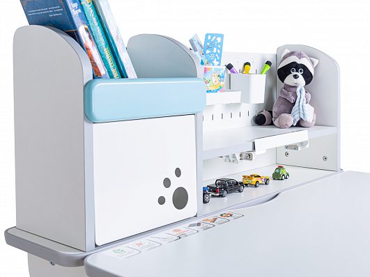 Детский стол Mealux Edmonton Multicolor с полкой BD-610