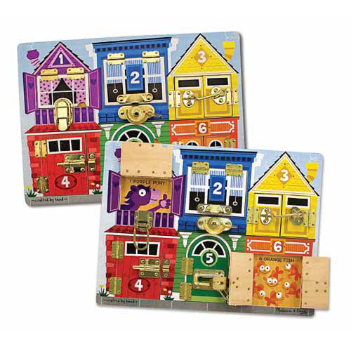 Деревянная доска с задвижками Melissa & Doug MD13785 Latches Board, MD13785