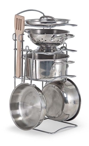 Игровой набор посуды из нержавеющей стали MD14265 Pots & Pans Set
