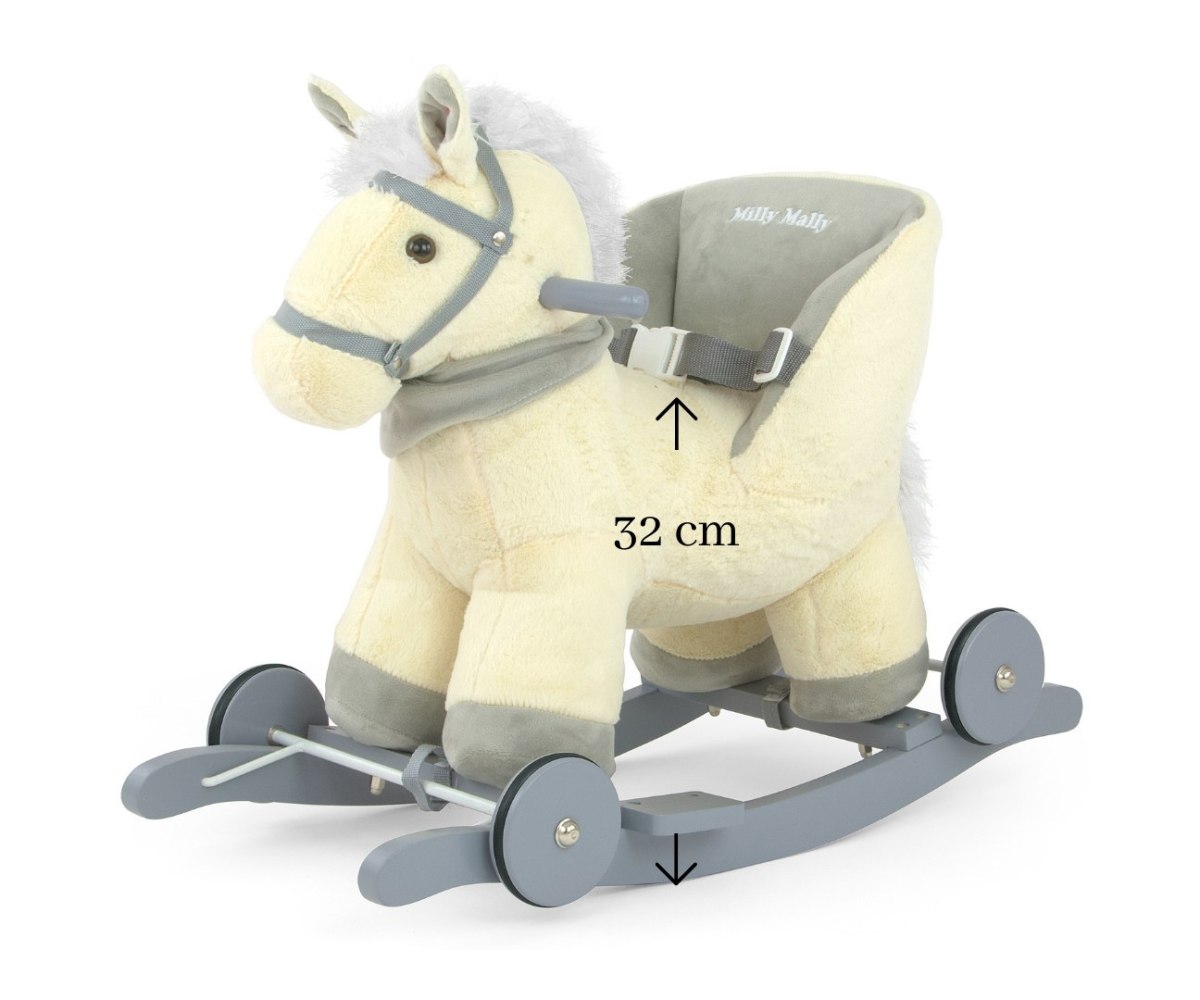 Конь-качалка с колесами Milly Mally Polly