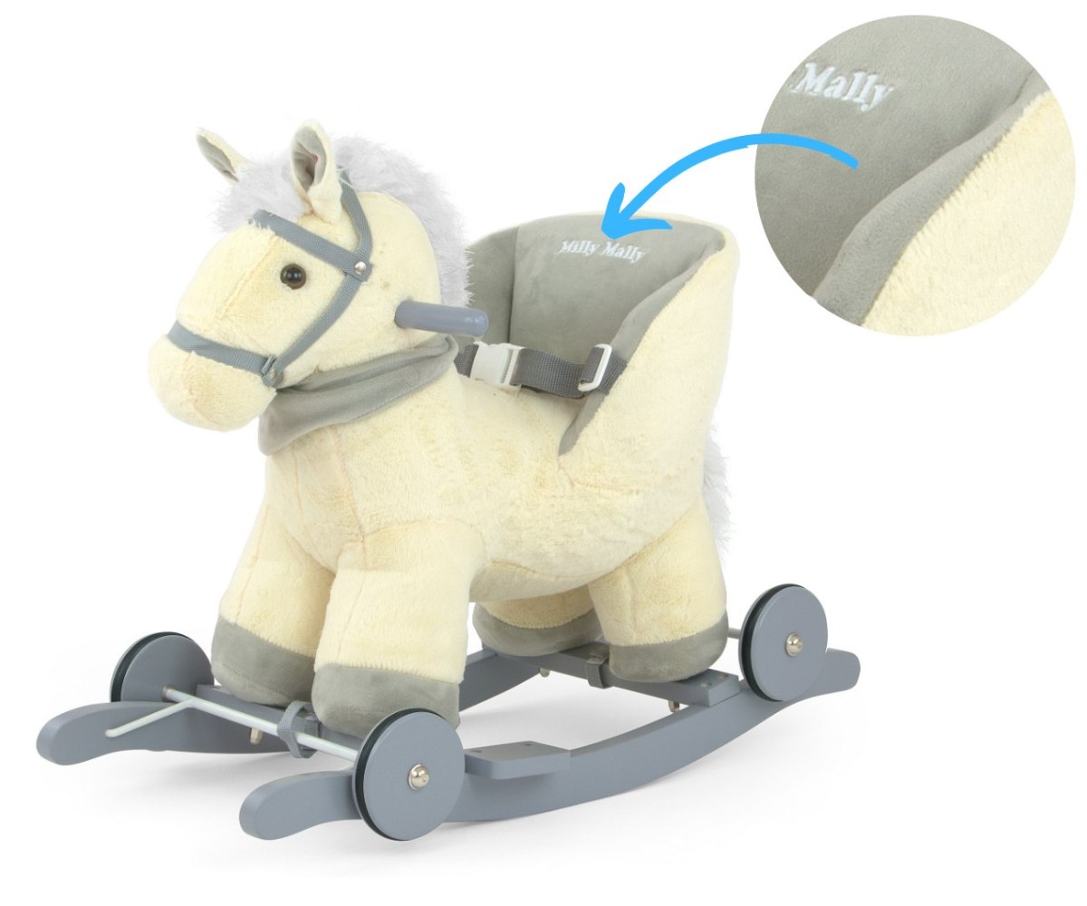 Конь-качалка с колесами Milly Mally Polly