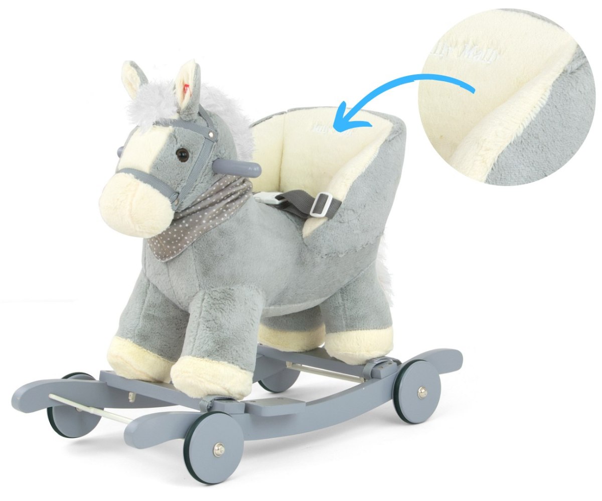 Конь-качалка с колесами Milly Mally Polly